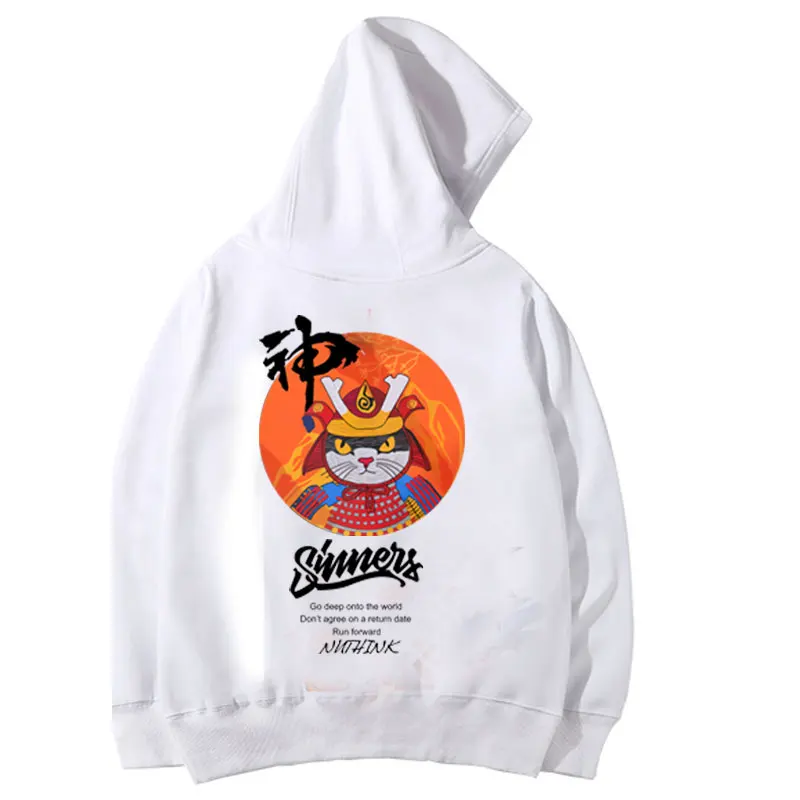 Japanese Ukiyo Cat hoodies1-1