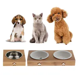 Миска для воды или еды для собаки, кошки, кормушка, одинарная/двойная миска для кормления, набор инструментов для кормления домашних
