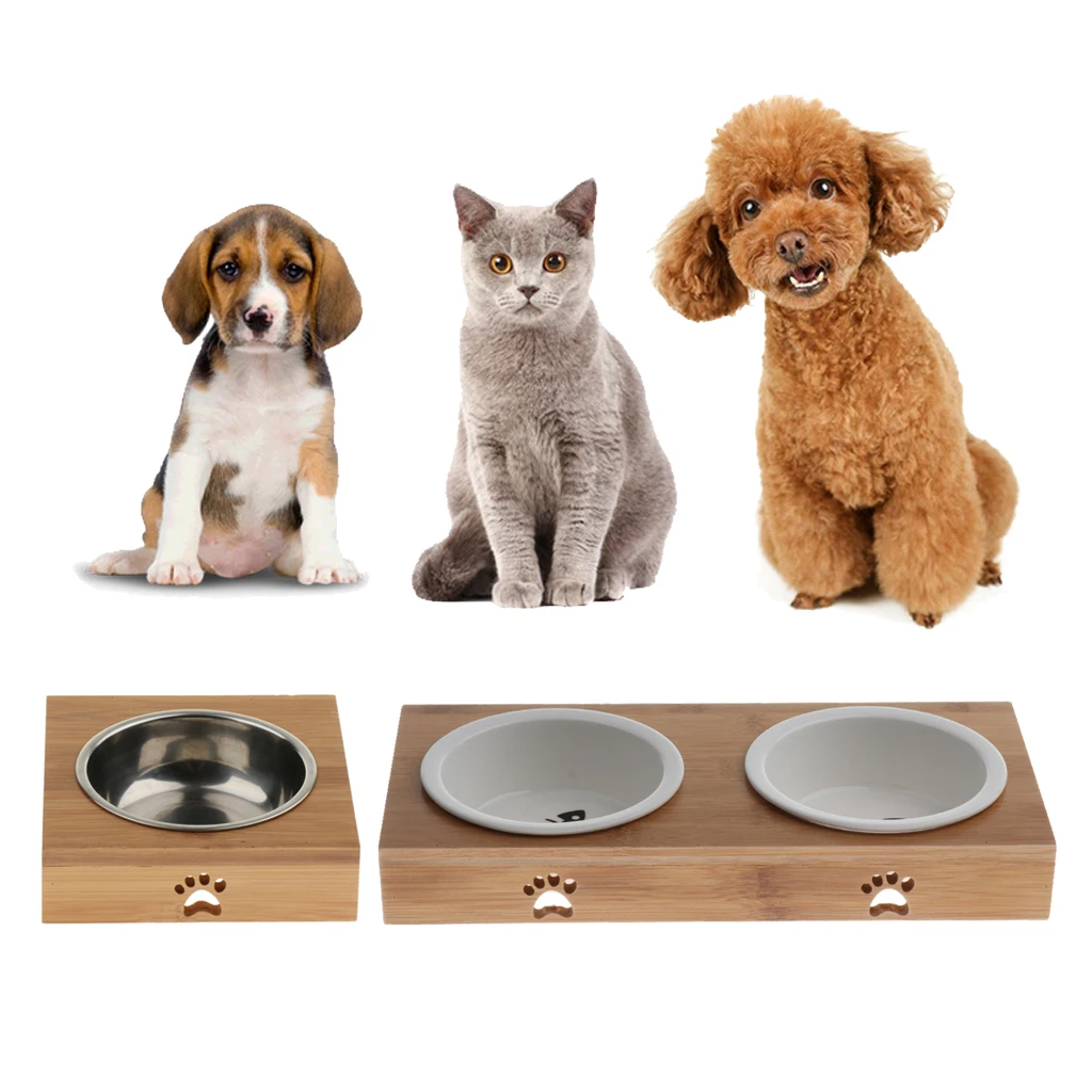 dog food bowl set