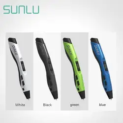 SUNLU 3D Ручка интеллектуальная ручка для рисования лучший подарок для детей 4 цвета цифровые 3D ручки для рисования SL-300A подарок на день