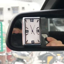Автомобильные часы автомобили кварцевые часы Автомобильный интерьер декоративная ручка-на цифровые часы время дисплей автомобиль-Стайлинг Аксессуары