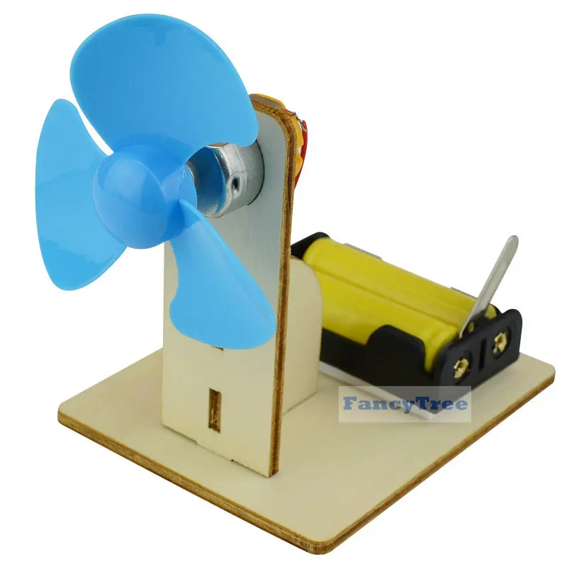 DIY Electric Fan Experiment Model Physics Science Elementary Education