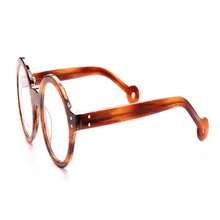 Круглая оправа унисекс Ретро мода полный обод ацетат линза для рецептов оптические очки бренд Анти-усталость очки для чтения