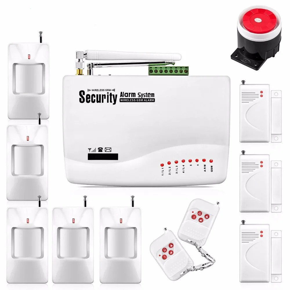 YobangSecurity WiFi система безопасности, датчик зазора двери, GSM сигнализация, домашняя сигнализация, беспроводная ip-камера