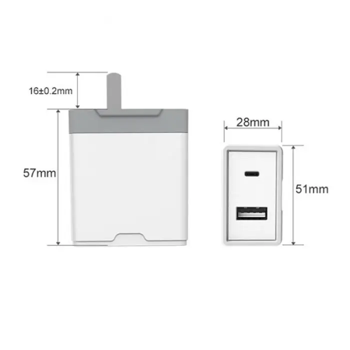 29W USB/type C PD адаптер Быстрая зарядка зарядное устройство для смартфонов JR предложения