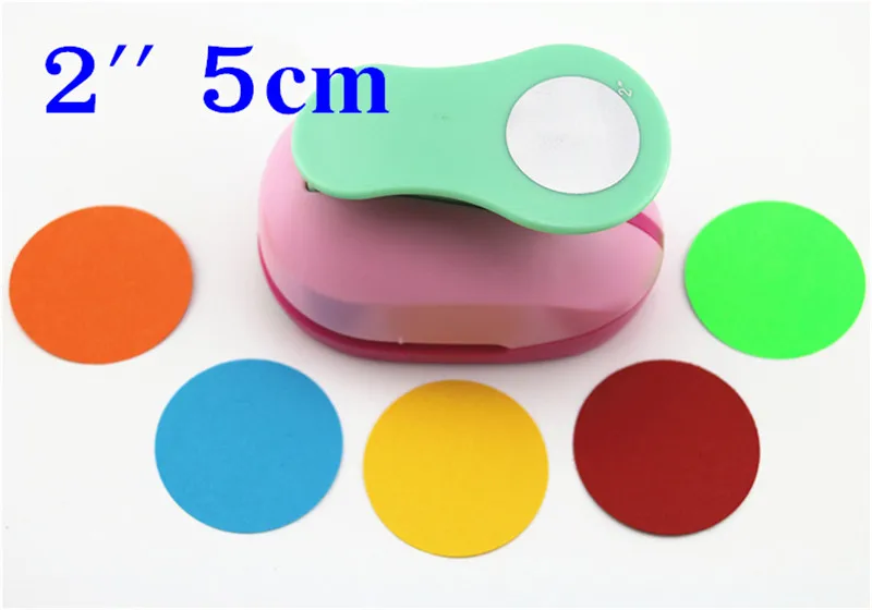 Corte de Scrapbook Pces 2.5 Flor Forma Artesanato Perfurador Conjunto Crianças Manual Faça Você Mesmo Buraco Socos Círculo Soco 3 5 cm 3.8 4 Cheap hole punch