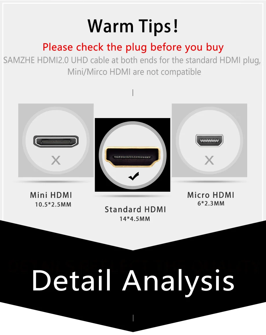 SAMZHE 4K* 2 K/60Hz HDMI 2,0 кабель аудио и видео 32AWG HDMI кабель UHD для проектора XBox tv коробка для ноутбука и ТВ экрана