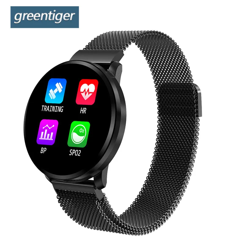 

Greentiger CF68 Smart Watch Men Waterproof Fitness Tracker Heart Rate Blood Pressure Oxygen Sport Smart Bracelet Android IOS