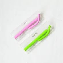 50 компл./лот,, силиконовая соломинка для питья YETI Rambler Tumbler, BPA бесплатно, Детская соломинка с 1 щеткой для чистки, plumyl