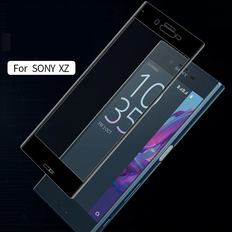 GXE 3D изогнутое полное покрытие закаленное стекло протектор экрана для sony Xperia XZ1 Compact XZ Премиум XZS X Производительность XA Ultra XA1