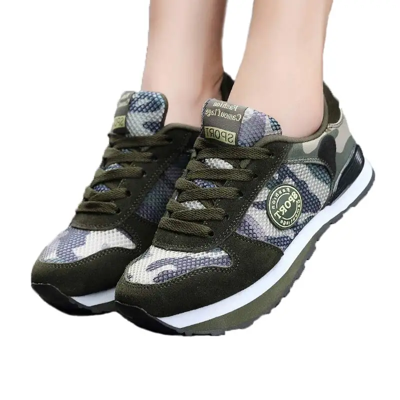 

Women K Negative Heel Casual Shoes Female Orthopedic Camouflage Runing Shoe Breathable Sport Shoes Student Sneakers