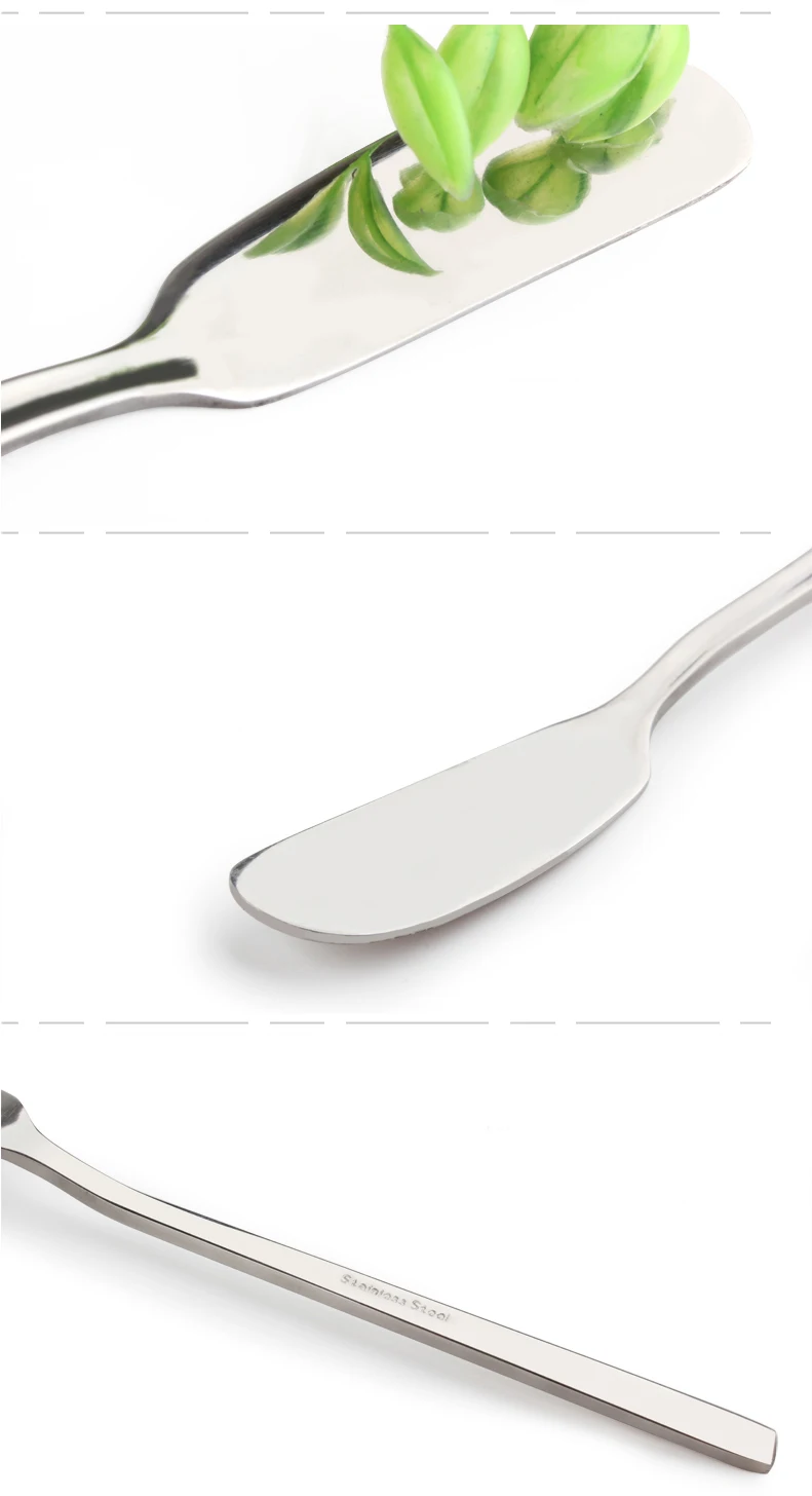 WORTHBUY 1 шт. Западный нож из нержавеющей стали для масла для домашнего кухонного ресторана десертный нож для сыра набор столовых приборов