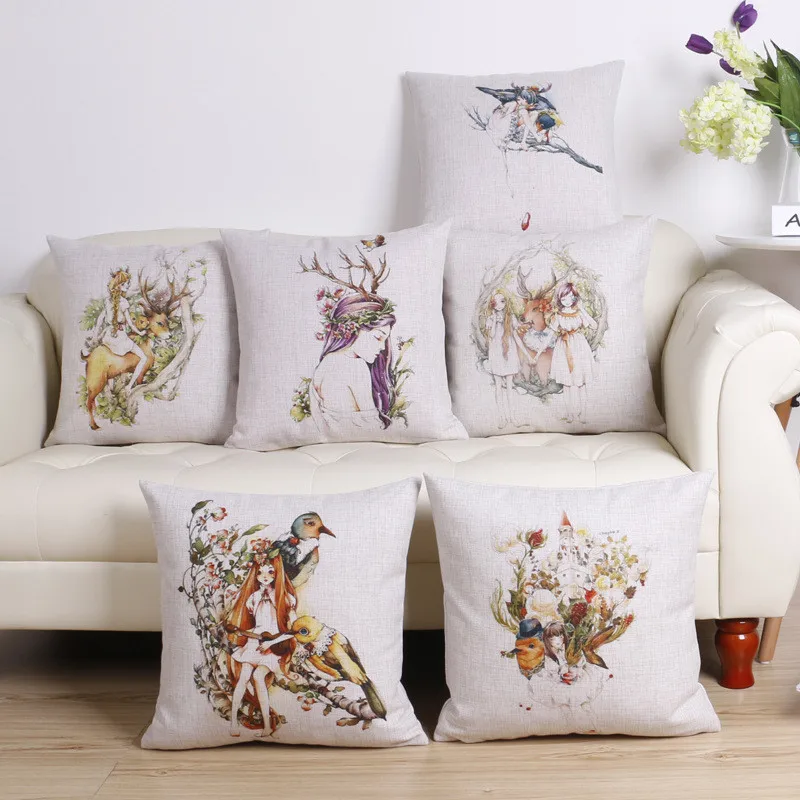 wholesale wedding gift pillow cover London modern personality girl branch party decorative