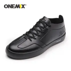 ONEMIX 2019 обувь для скейтбординга мужские кроссовки 9908 легкие классические кроссовки Спортивная мужская обувь уличная прогулочная кожаная