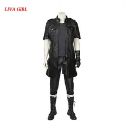 Final Fantasy XV noctis lucis caelum Косплэй костюм для взрослых Для мужчин аниме игры Костюм Косплэй Черная курточка полный комплект индивидуальный заказ