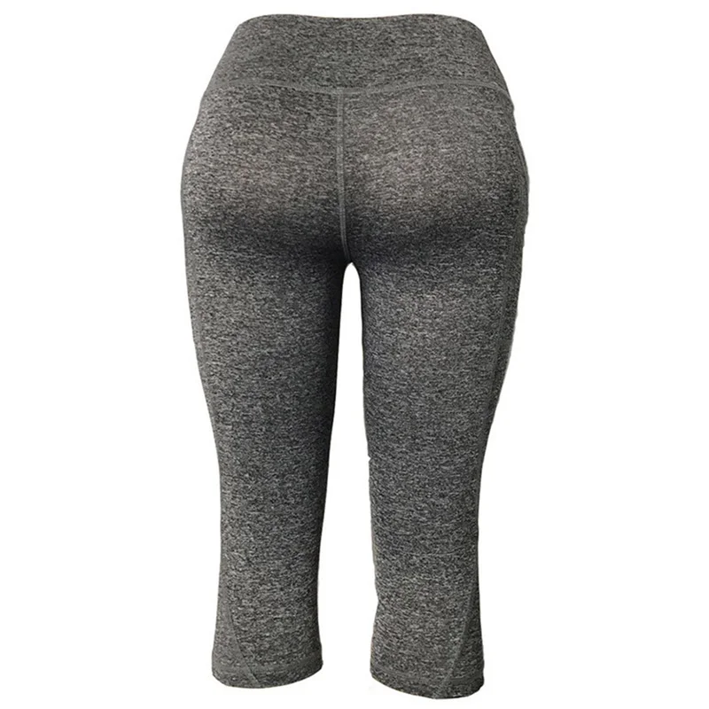 calça esportiva fitness cintura alta com bolsos