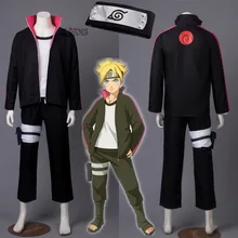 Athemis BORUTO -NARUTO THE MOVIE Naruto Uzumaki Boruto Cosplay costume anime cosplay clothes custom made the last naruto the movie uchiha sasuke cosplay costume custom made uniform hot sale free shipping