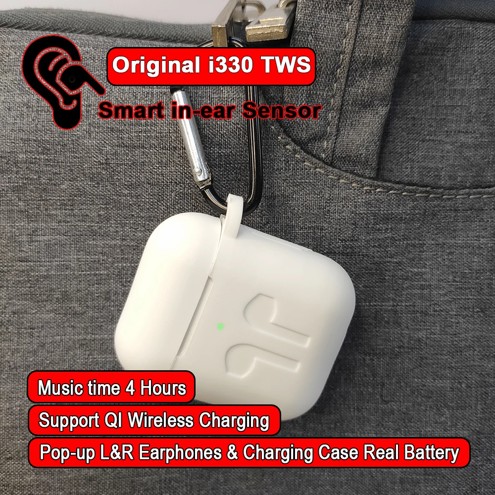 

i1000 TWS Aire 2 Sensor Tap Control Bluetooth Earphone Pop up PK H1 Bass Sound Earbuds With Wireless Charging PK i200 i100 TW