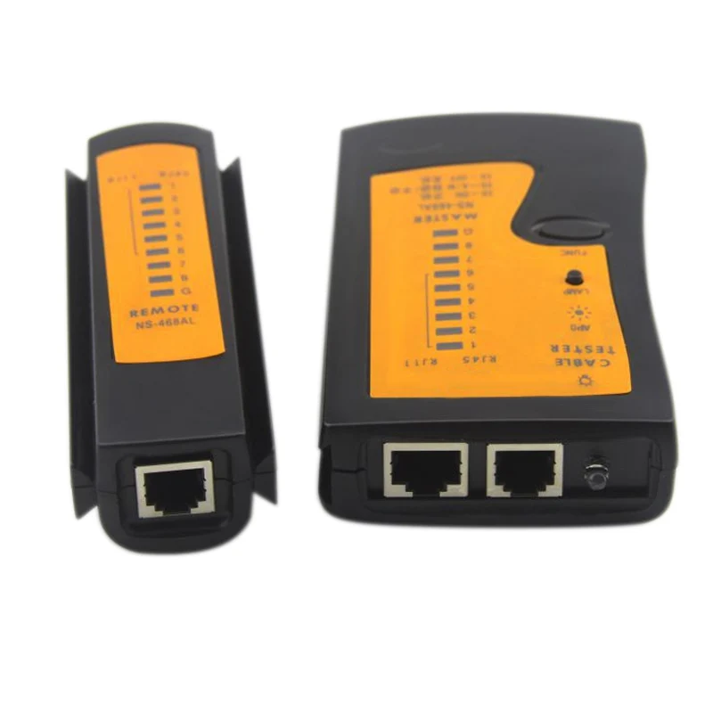 

2 Pcs/Set Professional USB L Ethernet Cable Tester For RJ45 RJ11 Test Tool Cat5 Cat6 Wire Line Detector -- SL@88
