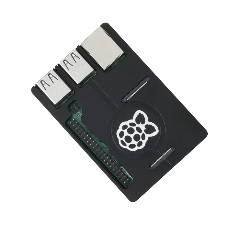 Raspberry Pi 3 Model B Plus Ultra-thin Aluminum Case Metal CNC Portable Box Support GPIO Ribbon Cable For RPI 3 Model B+3B2B (5)