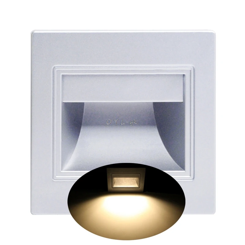 

1.5W LED Recessed Light Pathway Path Stair Step Wall Garden Indoor Outdoor Lamp