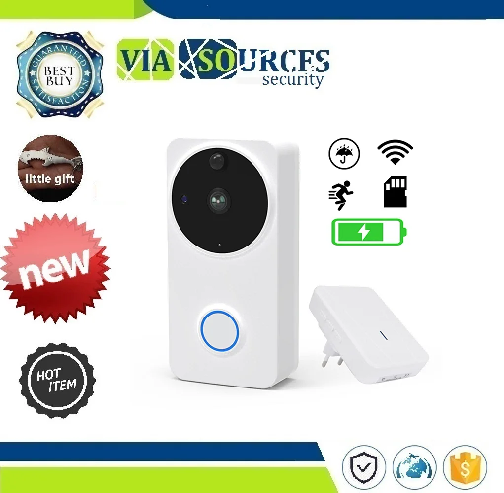 

Waterproof Door Phone Wifi Battery Wireless Doorphone For Apartment Outdoor Doorbell Camera CTVMAN Video Doorbell Door Intercom