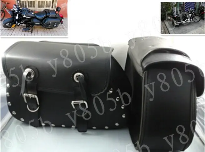 Универсальная Боковая Сумка седло для Honda Yamaha Suzuki Kawasaki Street Bobber Custom Chopper Cruisers Bike| |
