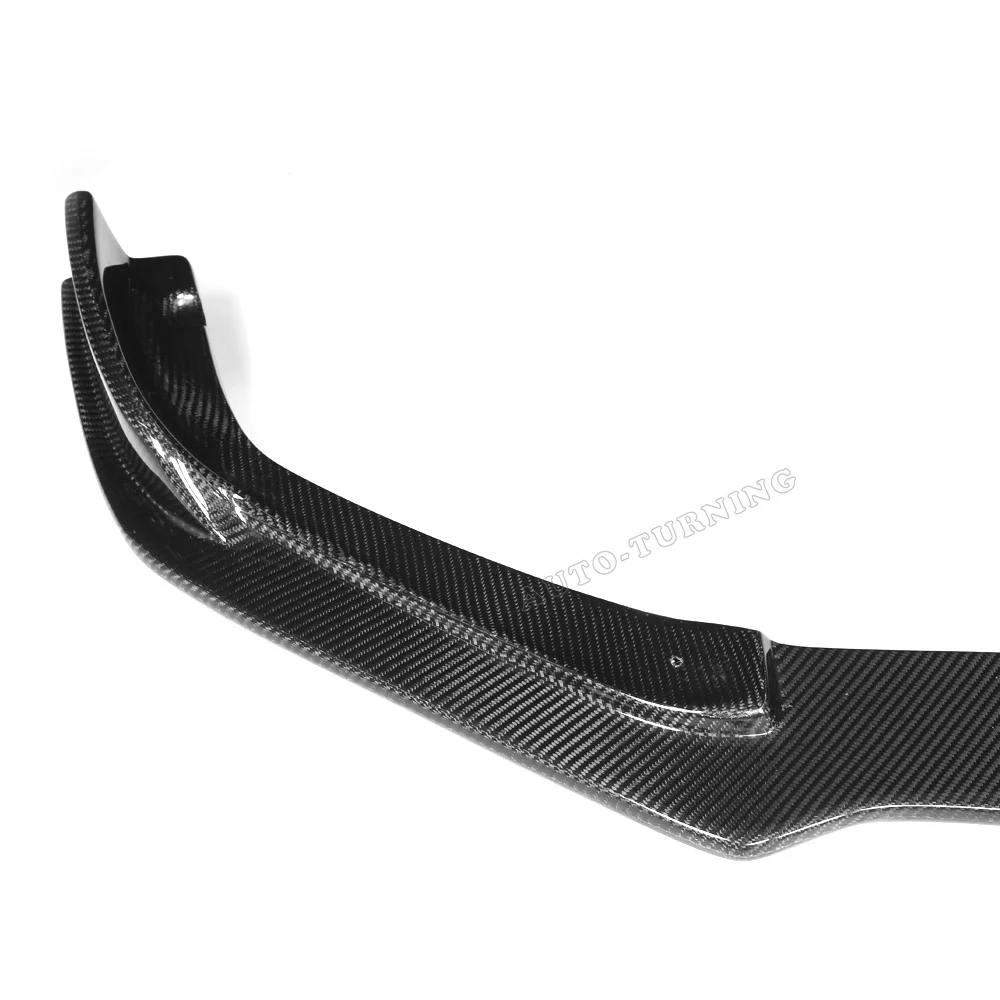 Углеродное волокно передний бампер спойлер сплиттеры для Infiniti Q50 стандартный бампер только 2013