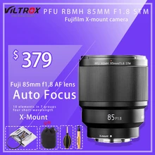 VILTROX 85 мм F1.8 STM X-mount объектив с фиксированным фокусным расстоянием AF портретный объектив полная Рамка для ЖК-дисплея с подсветкой fujifilm x крепление x-t20 X-T2 x-t3 xt3 объектив