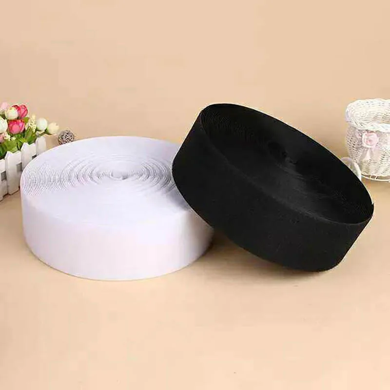 

1M Pair Hook and Loop fastener Tape No Glue the hooks velcros Sewing-on strips Magic sticky tape DIY clothing sewing Accessories