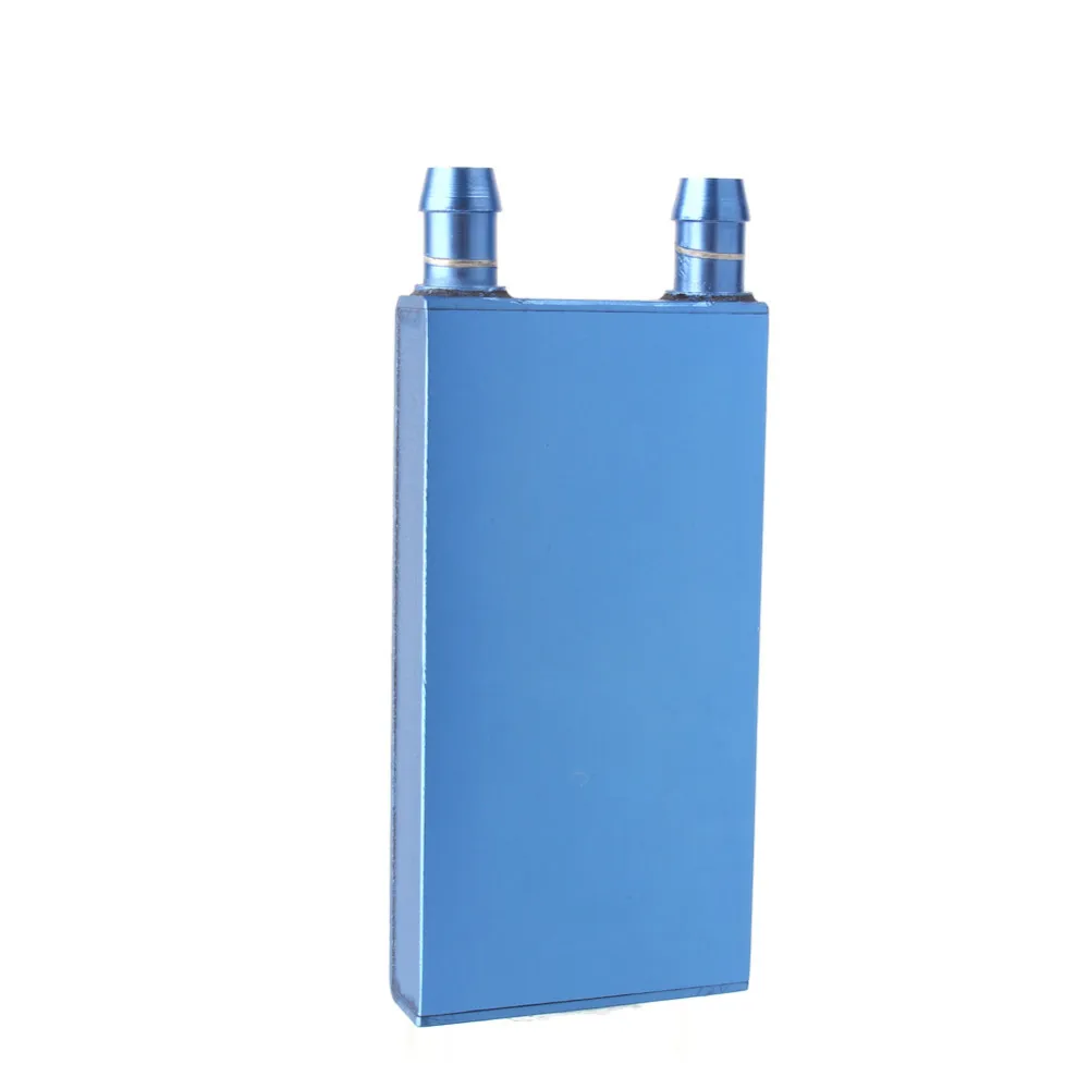 1 шт. 40*80/40*12 мм алюминиевый водяного охлаждения водоблок жидкостный охладитель радиатор блок для процессора темно-синий или синий светильник отправить случайный