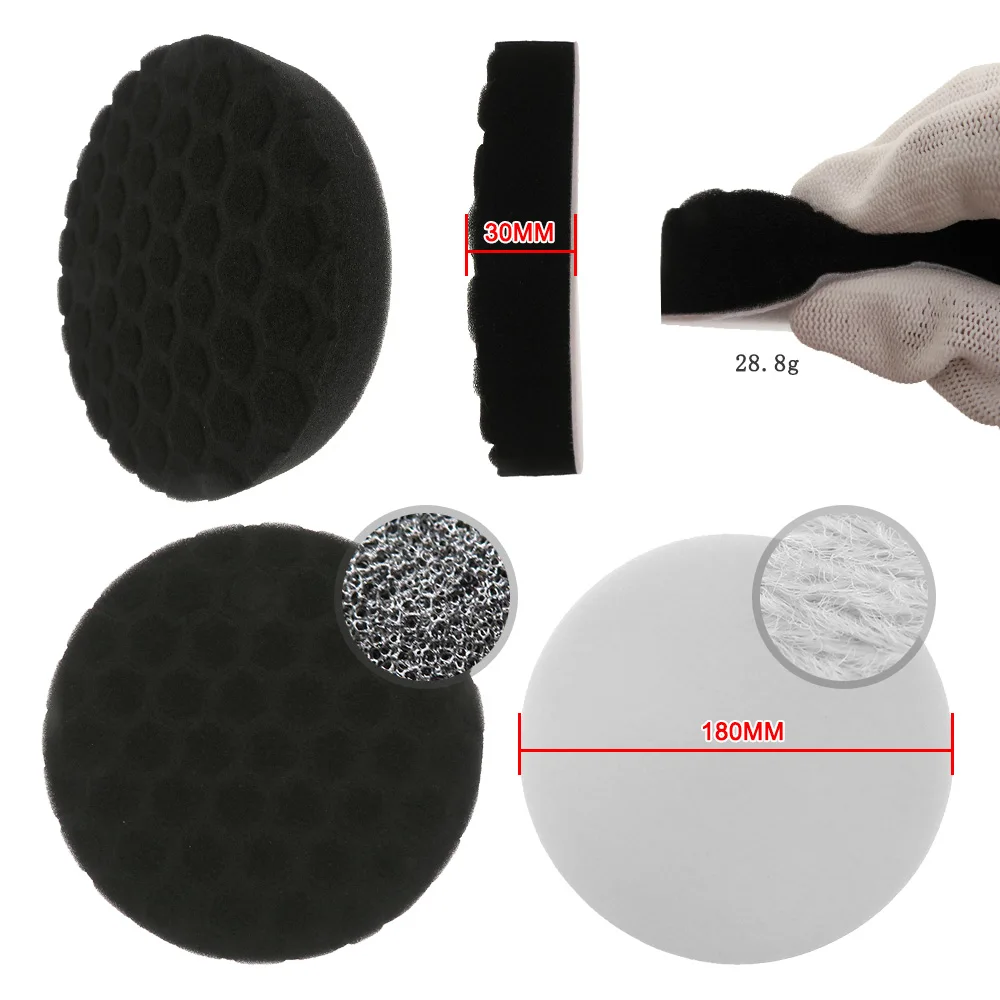 7寸抛光海绵2黑