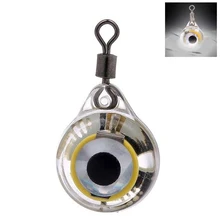 Мигающий осветительный светильник для ложной приманки в форме глаз с питанием от батареи, подводный светильник с глубокими каплями, светодиодная электронная рыболовная приманка