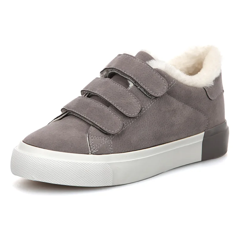 JINBEILEE Winter New Magic Stickers Thick Canvas Shoes Warm Plus Velvet Thickening Hair Short Boots Ladies Casual Skate Shoes JINBEILEE Winter New Magic Stickers Thick Canvas Shoes Warm Plus Velvet Thickening Hair Short Boots Ladies Casual Skate Shoes