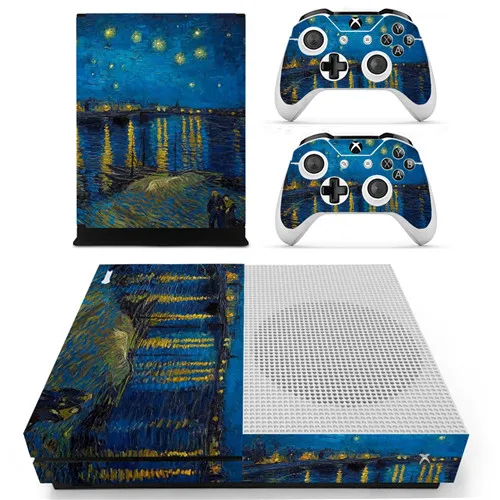 Наклейка для Xbox One S консоль и контроллеры для Xbox One тонкая наклейка s винил - Цвет: Ys-xboxoneS-0858