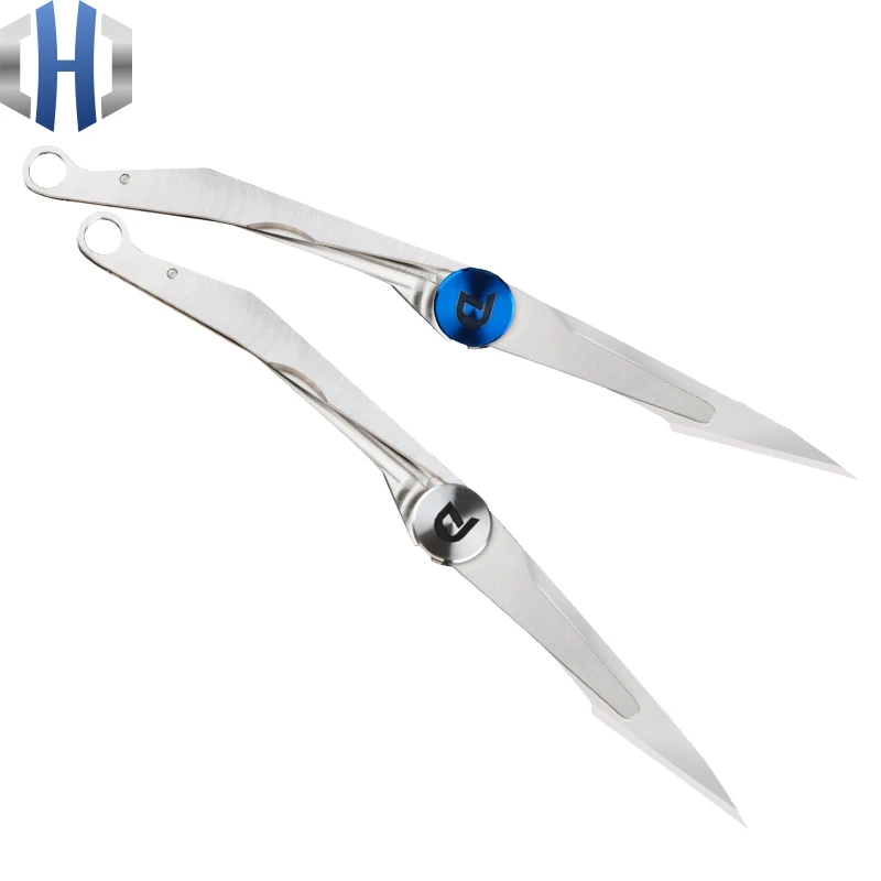 Titanium Alloy Folding Utility Knife Surgical Blade EDC Portable Outdoor Rescue Single Hand Opening And Closing Short Mini Knife