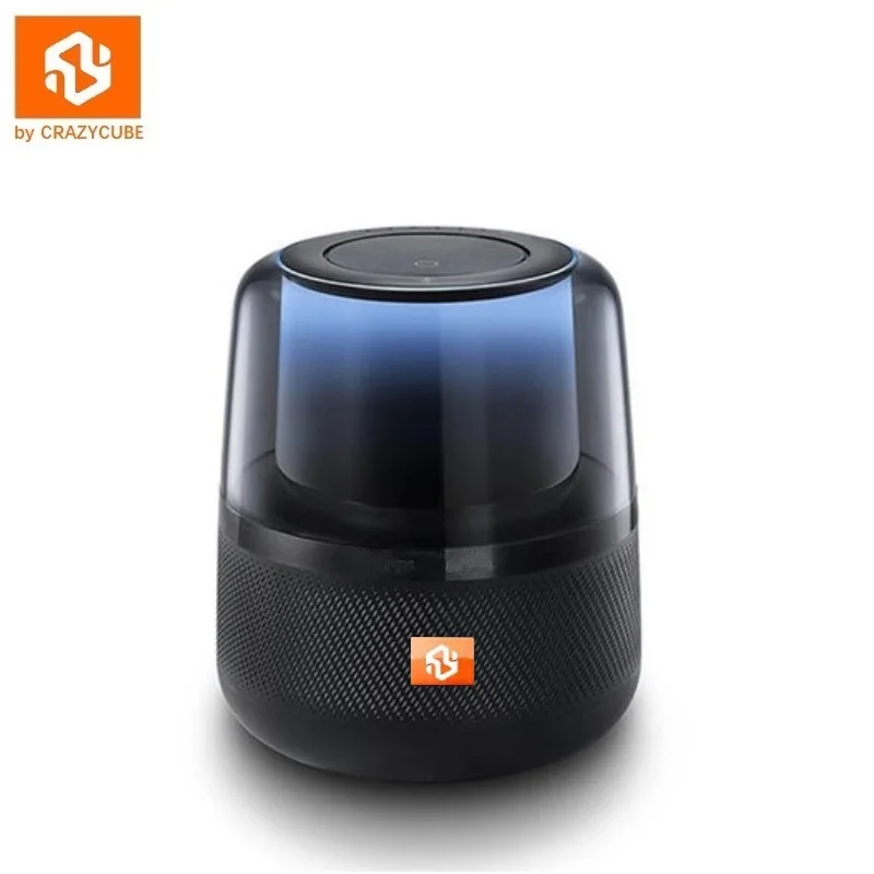 Беспроводная портативная Bluetooth Колонка CrazyCube со светодиодной подсветкой 360