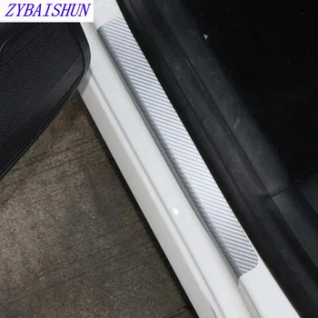 

4 units Universal Car Door Threshold No label Slip Protection for all cars Film Anti-Wear Stick Doors