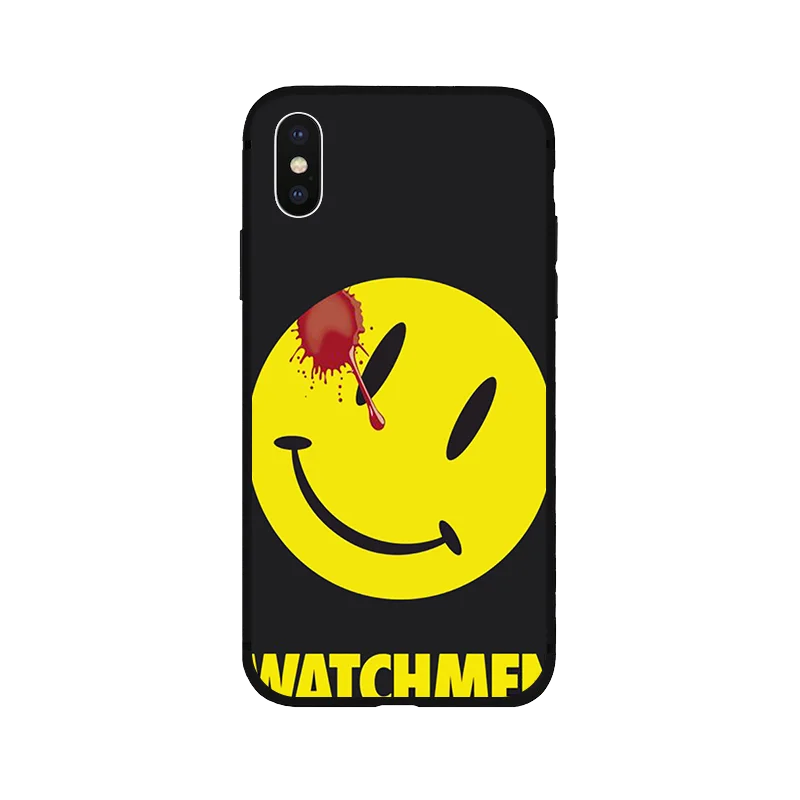 Watchmen Doctor Manhattan DC Rorschach мягкий силиконовый черный чехол для телефона iPhone 5 5S SE 6 6s 7 8 plus X Xs XR max - Цвет: 1316