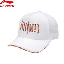 Li-Ning унисекс трендовая бейсболка полиэстер 56-60 см с подкладкой удобные спортивные головные уборы, шапки AMYP074 PMQ092