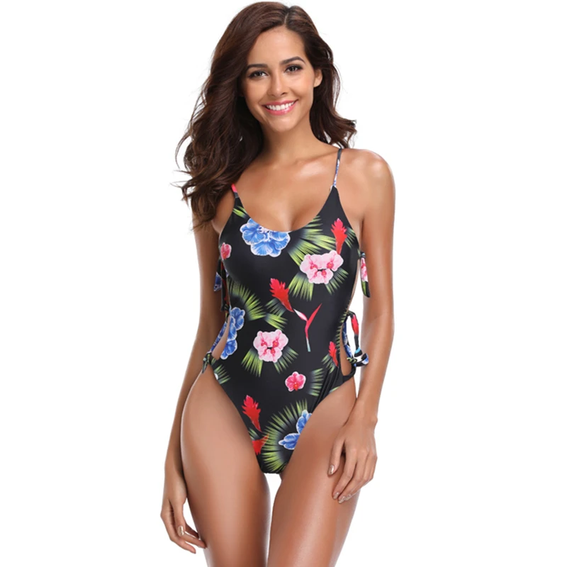 

Swimsuit One-Piece Swimwear 2019 Mujer Sexy Swimsuit Women Print Push Up Monokini Bathing Suits Beachwear Maillot de Bain Femme