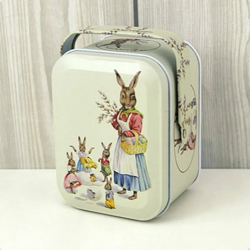 Vivid Peter Rabbit, жестяная коробка, коробка для хранения ювелирных изделий, чехол-органайзер, железная коробка, контейнер для конфет, Подарочная коробка TH160804