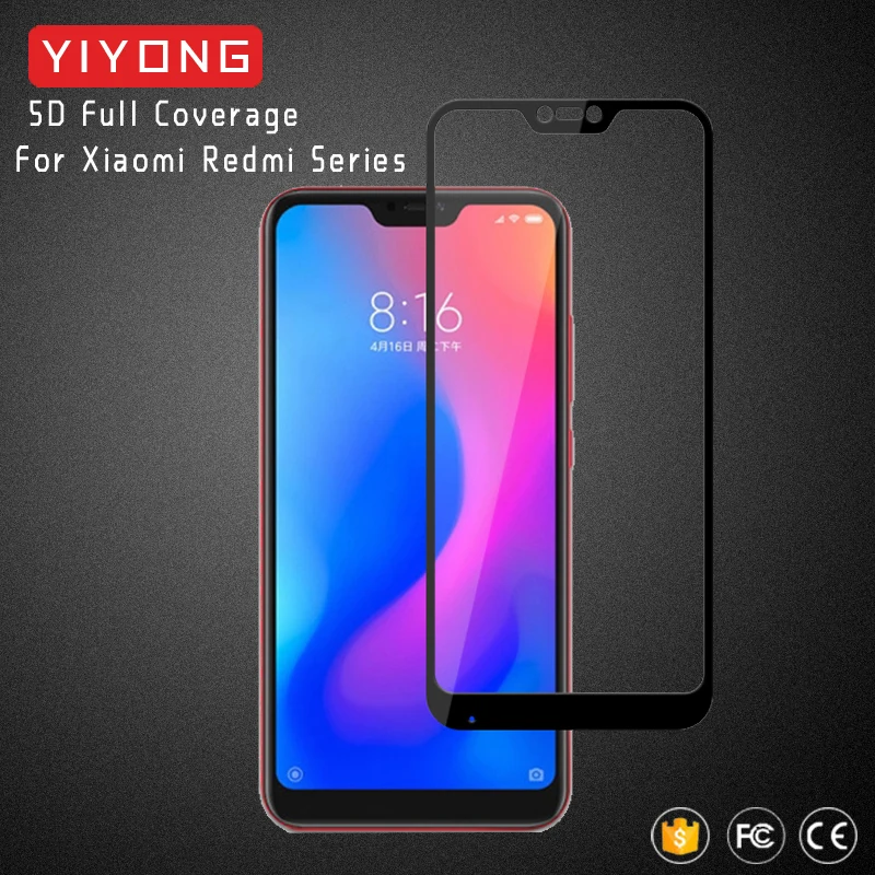 

25pcs/lot YIYONG 5D Full Glass For Xiaomi Redmi 6 Pro 6A 5 Plus 5A Tempered Glass Screen Protector Xiomi Redmi 4A 4X S2 Y1 Lite