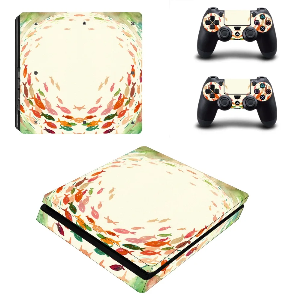 Аниме One Punch Man PS4 Slim Skin Наклейка для консоли Sony PlayStation 4 и контроллеров наклейка