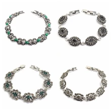 Yunkingdom 12 стиль богемный этнический браслет серебряный цвет браслеты для женщин Модные Винтажные Ювелирные изделия pulseras mujer