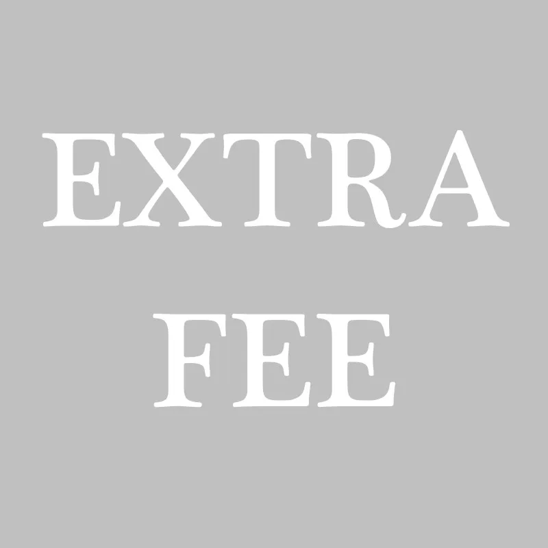 

Item Type Extra Fee, Additional Pay on Your Order or for the costs of Shipping or Extra Fee