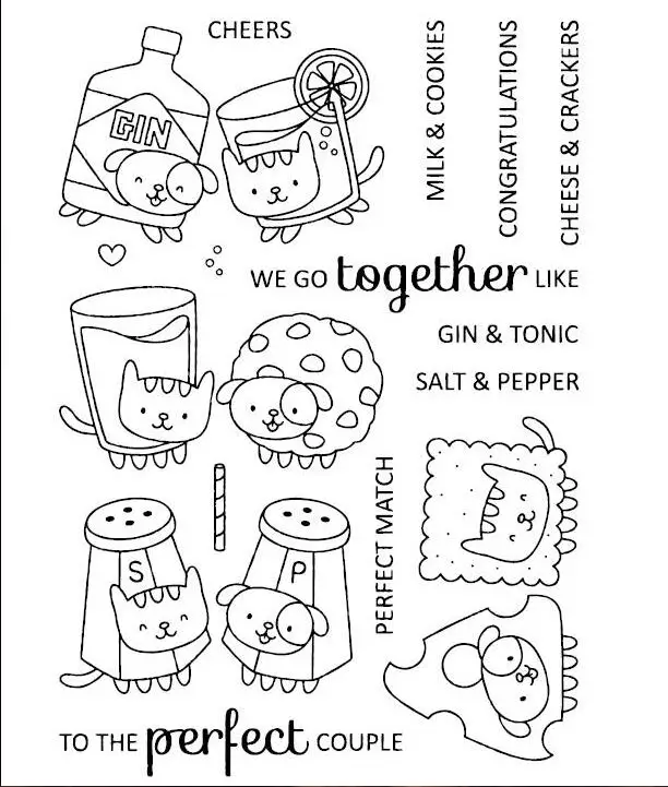 

Cat Clear Stamps Scrapbook Paper Craft Clear stamp scrapbooking X0280