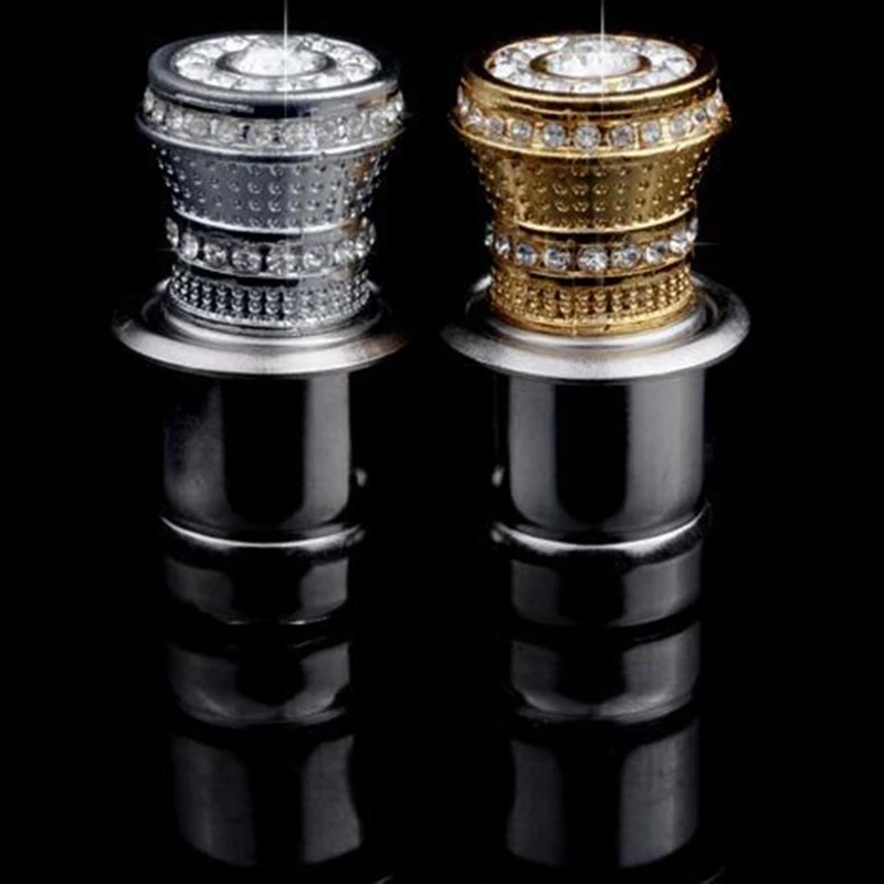 HOT Luxury Aluminum Car Cigarette Lighter With Small Crystal