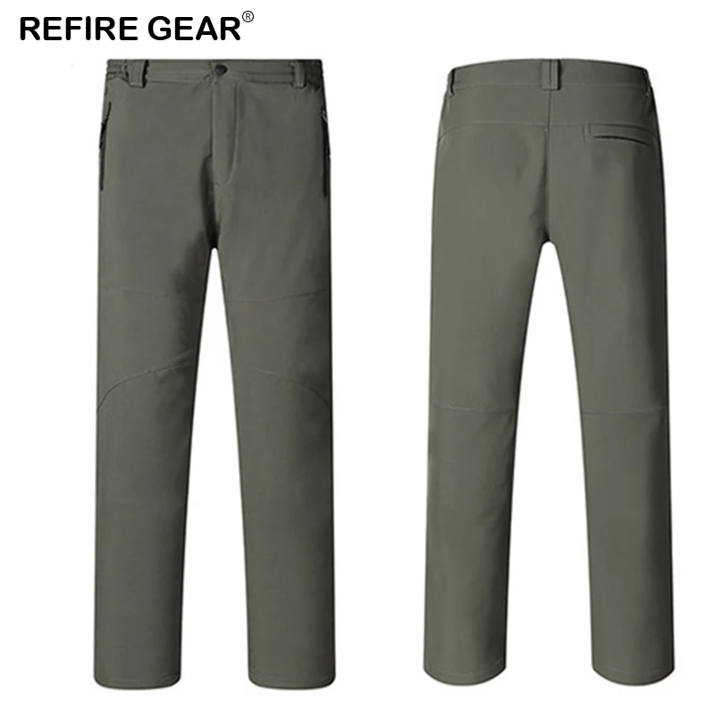 Refire Gear мужские и женские толстые теплые флисовые штаны для рыбалки кемпинга