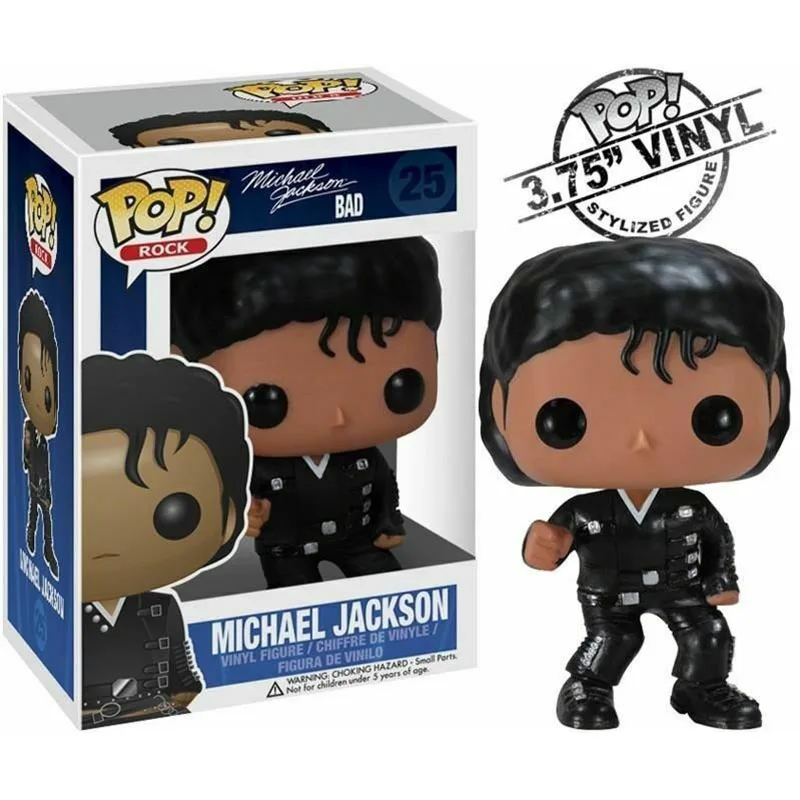 FUNKO POP Майкл Джексон BEAT IT BILLIE JEAN BAD Smooth Criminal виниловая экшн коллекция фигурок фигурка игрушки подарки для детей - Цвет: with retail box